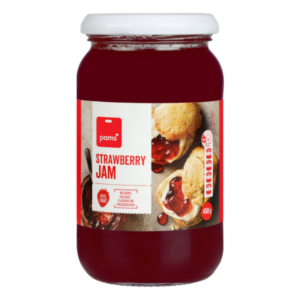 Pams Strawberry Jam (12 x 450G)