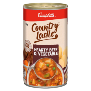 Campbell's Country Ladle Hearty Beef & Vegetable Soup (12 x 500G)