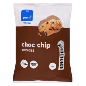 Pams Value Choc Chip Family Favourite Cookies (12 x 325G)