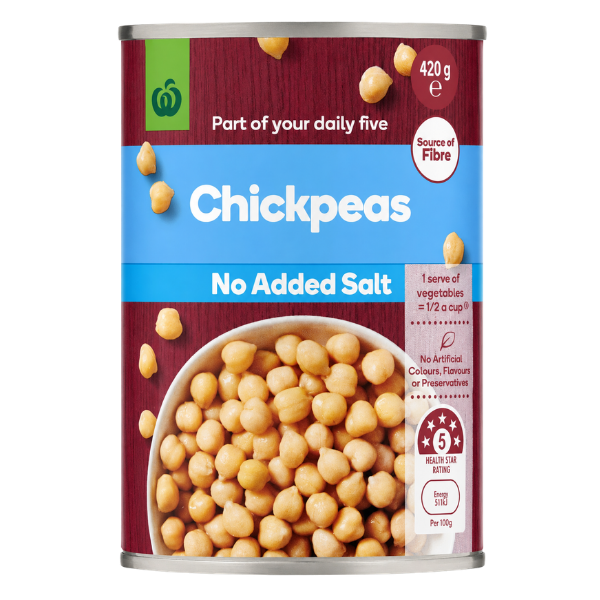 WW Chickpeas No Added Salt (12 x 420G)