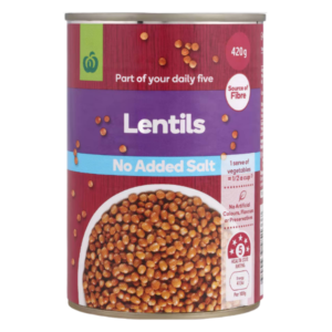 WW Lentils No Added Salt (12 x 420G)